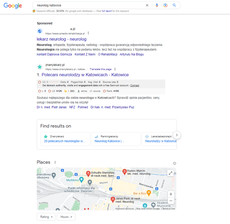 Google Ads (wcześniej AdWords) dla branży medycznej - płatna reklama w wyszukiwarce