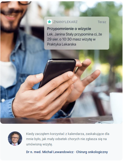 SMSy doskonale nadają się do przypominania o terminach wizyt