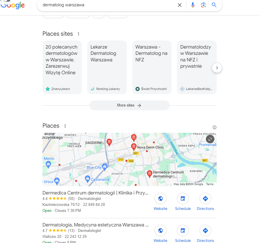 4 filary wizerunku placówki medycznej: widoczność w wynikach wyszukiwania to pierwszy i najważniejszy krok w budowaniu wizerunku placówki medycznej